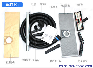 热卖推荐 凯德威GS-1032小型工厂仓库专用吸尘器及配件全解析